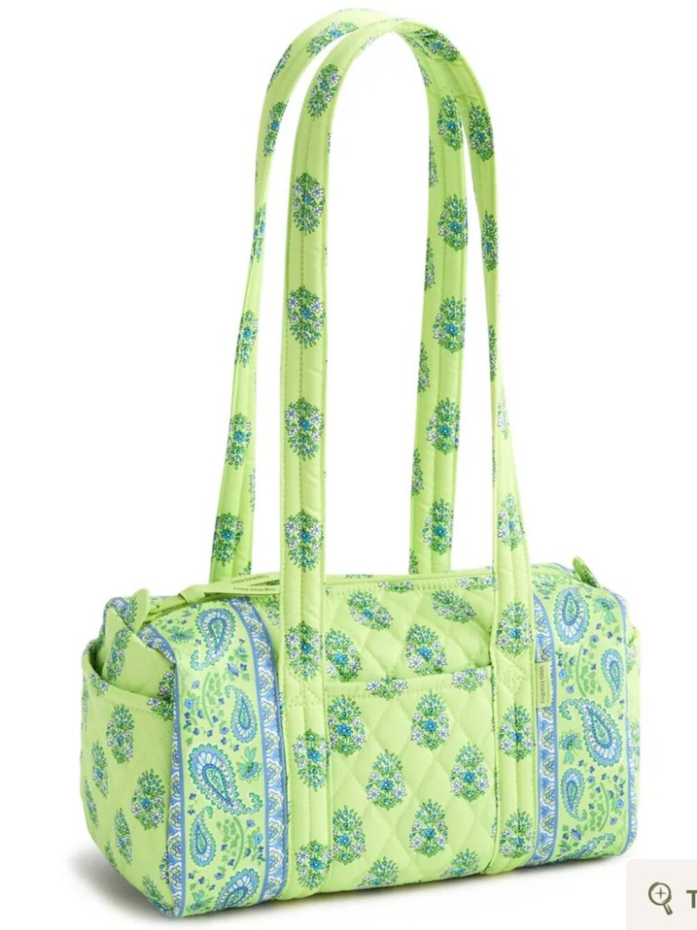 NWT Vera Bradley Original 100 Handbag Citrus Paisley